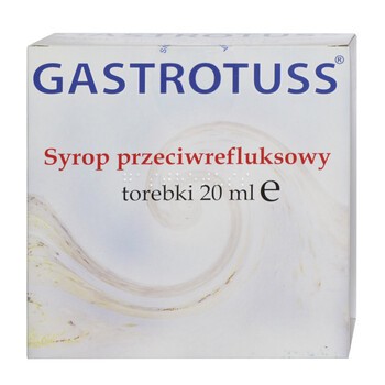 Gastrotuss, syrop przeciw refluksowi, 20 ml, 25 saszetek