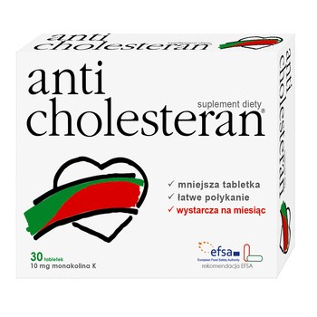 Anticholesteran, tabletki, 30 szt.