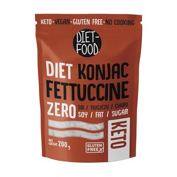 Diet-Food, makaron konjac shirataki, fettucine, 200 g