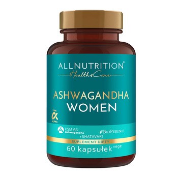 Allnutrition Health&Care Ashwagandha Women, kapsułki, 60 szt.