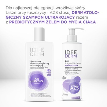 Idee Derm, ultrakojący szampon dermatologiczny, 300 ml