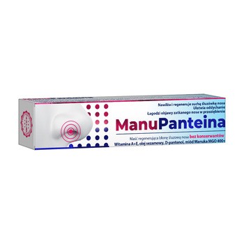 ManuPanteina, regenerująca maść do nosa, 10 g