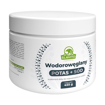 Slavito, Wodorowęglany Potas + Sód, proszek, 455 g