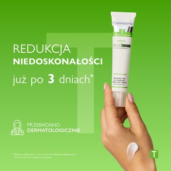 Pharmaceris T Comedo Acne, krem redukujący niedoskonałości i zaskórniki trądziku młodzieńczego, 40 ml