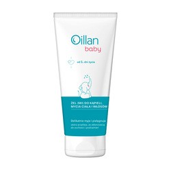 Oillan Baby, żel do mycia ciała i włosów 3 w 1, 200 ml