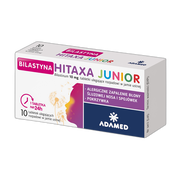 Bilastyna Hitaxa Junior, 10 mg, tabletki ulegające rozpadowi w jamie ustnej, 10 szt.