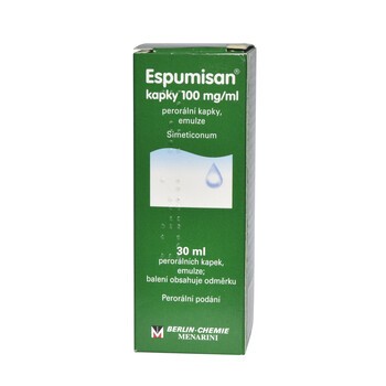 Espumisan, (100 mg/ml), krople doustne, 30 ml (import równoległy, Delfarma)