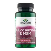 Swanson Glucosamine & MSM, kapsułki, 60 szt.        