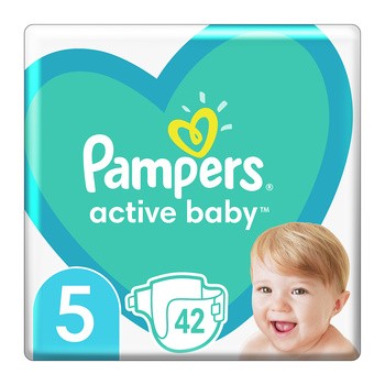 Pampers Active Baby 5 (11−16 kg), pieluszki jednorazowe, 42 szt.