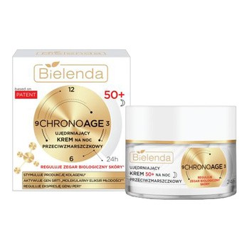 Bielenda Chrono Age 24 h, ujędrniający krem przeciwzmarszczkowy 50+, na noc, 50 ml
