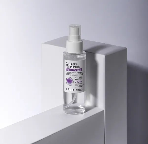 Эссенция-спрей для лица APLB Collagen EGF Peptide Mist Essence, увлажняющая, для зрелой и сухой кожи, 105 мл — фото 5
