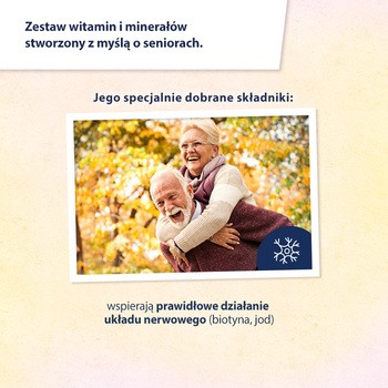 Vita-miner Senior, drażetki dla osób po 50 roku życia, 60 szt.