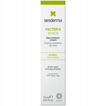Sesderma Factor G Renew Eye Contour Cream, krem pod oczy, 15 ml