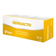 Vetfood Nefroactiv, preparat wspierający funkcjonowanie nerek dla kotów, kapsułki, 120 szt. https://azcdn.doz.pl/image/d/product/220e3ba9-scale-180x180.png