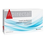 Apirectal, czopki doodbytnicze z kwasem hialuronowym i propolisem, 10 szt. https://azcdn.doz.pl/image/d/product/f305291b-scale-180x180.png