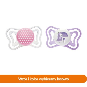 Chicco, smoczek PhysioForma Light, 2-6 m, różowy, 2 szt.