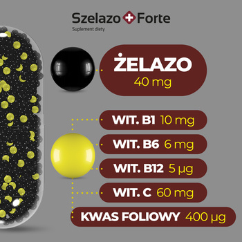 Szelazo + Forte, kapsułki o przedłużonym uwalnianiu, 60 szt.