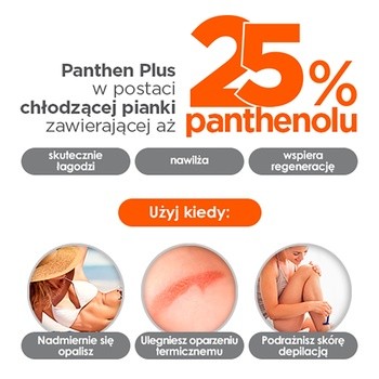 Panthen Plus, pianka 25%, 150 ml