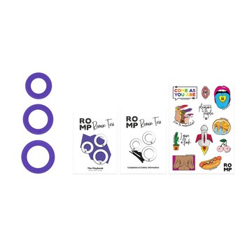 Romp Remix Trio, zestaw pierścieni erekcyjnych, 3 szt.