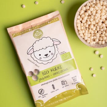 Helpa, Bio Kulki Jaglano-Orkiszowe, płatki śniadaniowe, 160 g