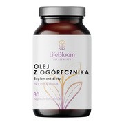 LifeBloom Olej z ogórecznika, kapsułki miękkie, 180 szt.