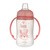 Canpol Babies, kubek treningowy Cute Animlas, 320 ml, róż, 1 szt.