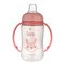 Canpol Babies, kubek treningowy Cute Animlas, 320 ml, róż, 1 szt.