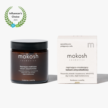 Mokosh, Napinająco-modelujący balsam antycellulitowy, Kardamon i Wanilia, 120 ml