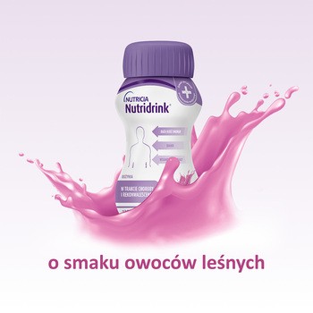 Nutridrink, smak owoców leśnych, płyn, 4 x 125 ml