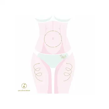 Crystallove, zestaw baniek silikonowych do masażu twarzy i ciała, crystal, 1 szt.