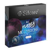 Silcare Flexy Moonstone, zestaw 4 lakierów hybrydowych, 4 x 4,5 g