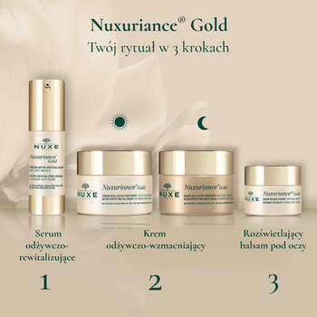 Nuxe Nuxuriance Gold, rozświetlający balsam pod oczy, 15 ml