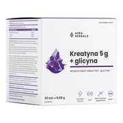 Aura Herbals Kreatyna 5 g + glicyna, saszetki z proszkiem, 30 szt. https://azcdn.doz.pl/image/d/product/4c309ee3-scale-180x180.png