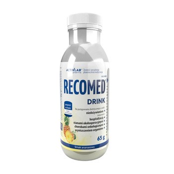 RecoMed Drink, proszek, smak ananasowy, 65 g