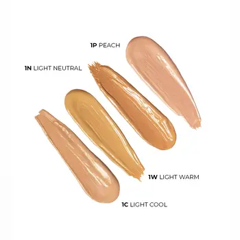 Claresa Natural Skin Tinted Serum Concealer, korektor-serum z naturalnym wykończeniem, 1N Light Neutral, 7 ml