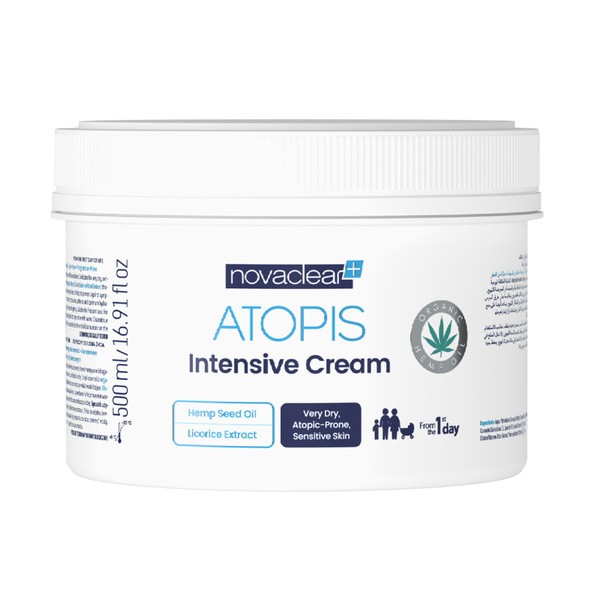 Novaclear Novaclear Atopis Intensive Cream, Creme rückfettend für Gesicht und Körper, 500 ml — Inhaltsstoffe und Bewertung