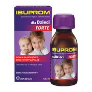 Ibuprom dla Dzieci Forte, 200 mg/5 ml, zawiesina doustna, 100 ml