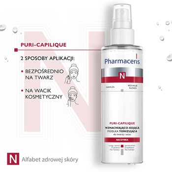 Pharmaceris N Puri-Capilique, tonik-mgiełka wzmacniający naczynia, 200 ml