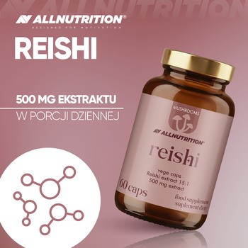 Allnutrition Mushrooms Reishi, kapsułki, 60 szt.