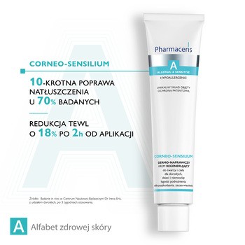 Pharmaceris A Corneo-Sensilium, Dermo-naprawczy krem regenerujący do twarzy i ciała dla dorosłych, dzieci i niemowląt, 75 ml