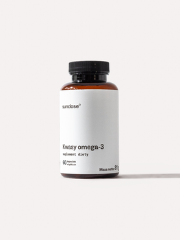 Sundose Kwasy Omega-3, kapsułki miękkie, 60 szt.