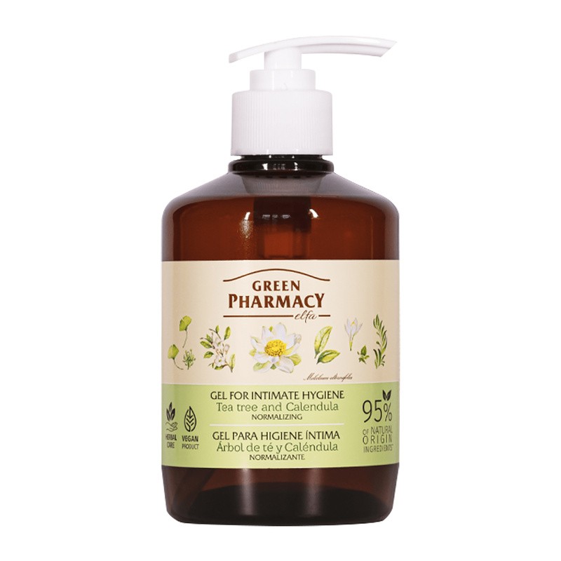 Green Pharmacy, żel do higieny intymnej, drzewo herbaciane i nagietek