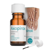 Axopirox, 80 mg/g, lakier do paznokci leczniczy, 6,6 ml, butelka.