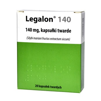 Legalon, 140 mg, kapsułki twarde, 20 szt. (import równoległy, InPharm)