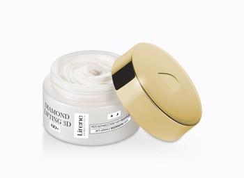 Lirene Dermoprogram Diamentowy Lifting 3D, przeciwzmarszczkowy krem regenerujący 60+, 50 ml