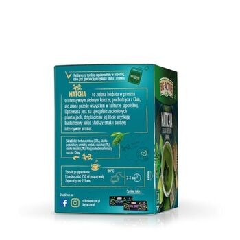 Big-Active, Herbata Matcha Zielona Herbata & Limonka, torebki, 20 szt.