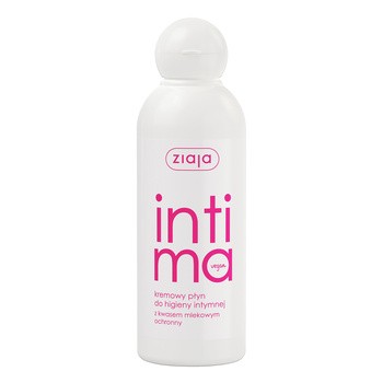 Ziaja Intima, kremowy płyn do higieny intymnej z kwasem mlekowym, 200 ml