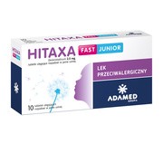 Hitaxa Fast Junior, 2,5 mg, tabletki ulegające rozpadowi w jamie ustnej, 10 szt.