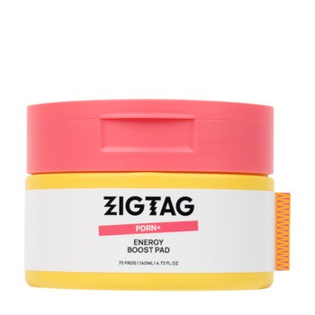 Zigtag PDRN+ Energy Boost Pad, płatki do twarzy, 70 szt.