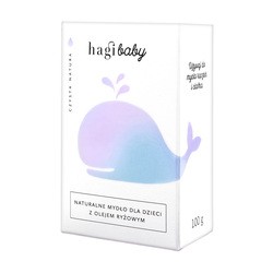 Hagi Baby, Naturalne mydło dla dzieci z olejem ryżowym,100 g